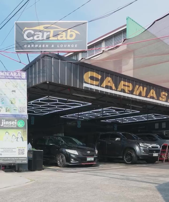 CarLab Carwash & Lounge storefront